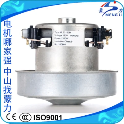 Motor de aspiradora individual eléctrico de 220V CA de diseño personalizado de fabricación China/Motor de secado manual/