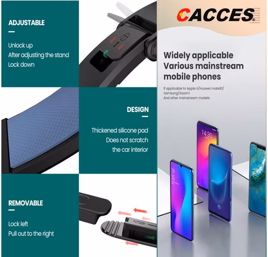 Accesorio para teléfono móvil Tablero magnético Soporte para teléfono para automóvil