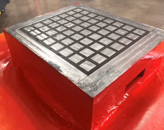 Mandriles de sujeción magnéticos CNC permanentes de tamaño personalizado para fresado